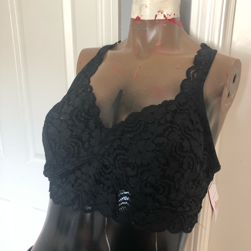 black lace bralette 🖤